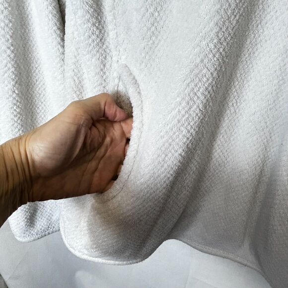 Patagonia Women's Re-Tool Ivory Textured Plush Half Snap Fleece Pullover Size S - Picture 8 of 15